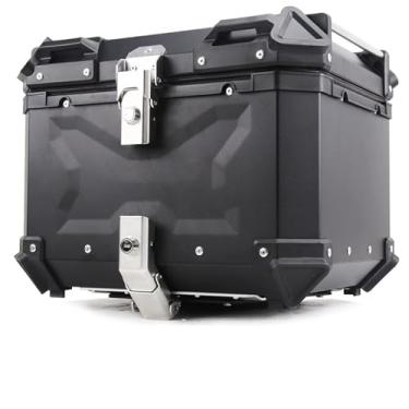 Imagem de Mala de viagem para motocicleta Z650 55L 45L capa superior de motocicleta acessórios universais de alumínio porta-malas capa de capacete para pcx150 x-adv150 TMAX530 r1250gs capa superior de