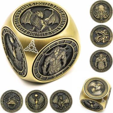 Imagem de Spinner Wunhunew 7 em 1 - Conjunto de Dados de Metal Exclusivo para D&