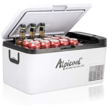 Imagem de Geladeira e Frigobar para carro K18 para carro 12 v, 18 litros, ALPICOOL, Branco