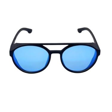 Imagem de Óculos De Sol Masculino Original Retro Alok Uv400 (Azul Espelhado)