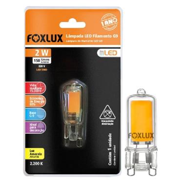 Imagem de Lampada Filamento G9 Halopin 2W 220V Foxlux