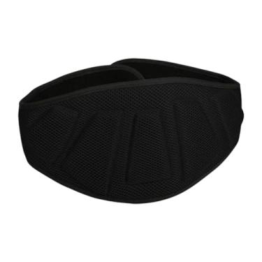 Imagem de Vaveren Cinturão de levantamento de peso, acessórios de cinta, cinto de treinamento acolchoado, suporte para trás para treinamento cruzado, musculação de, Preto, S
