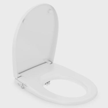 Imagem de Kit 3 Assentos Sanitário Multiclean Easy Roca Branco Brilhante