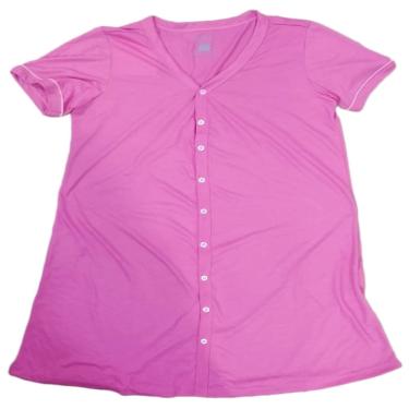 Imagem de Camisola b + manga curta lisa E botoes