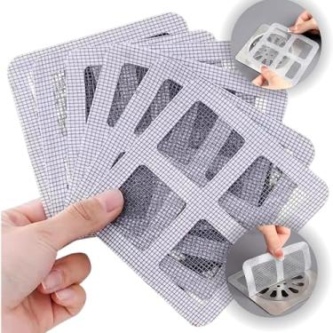 Imagem de Kit 18 Protetores Filtro Adesivos para Ralos – Tela Protetora Descartável Anti-Inseto, Coletor de Cabelo, Prevenção de Entupimento, Proteção e Higiene para Casa e Banheiro FEZTEZZO