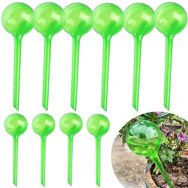 Imagem de FAMIONE Globos de irrigação de plantas, 10 peças de lâmpadas de irrigação automática para jardim, irrigação por gotejamento de água, sistema de irrigação automática