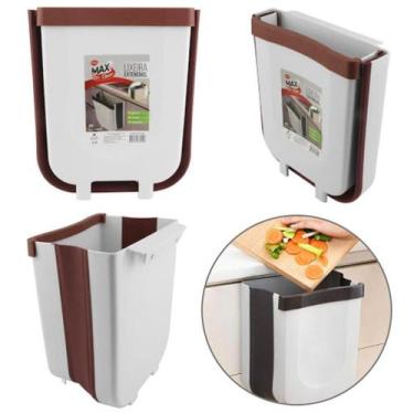 Imagem de Lixeira Retratil Dobravel Suporte Organizador De Gaveta - Clink