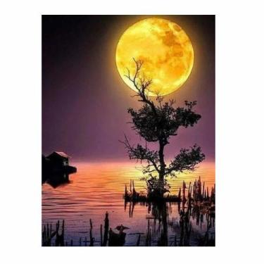 Imagem de Artesanato Pintura Diamante Diy 30X40 - LUA CHEIA - PPSHOP