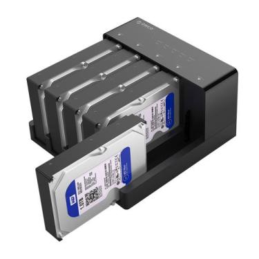 Imagem de Dock Station SATA 2.5 e 3.5 com 5 Entradas - Clone Offline - 6558US3-C