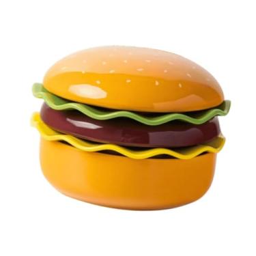 Imagem de IEUDNS Burger Bowl e Plate Conjunt Ceramic Dinnerware Conjunto de sopa Sopa Bow