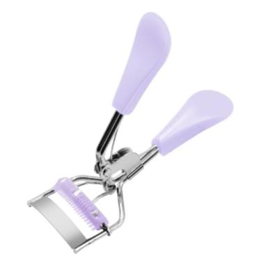 Imagem de Modelador de cílios, modelador de cílios com pente integrado, modelador de cílios profissional, acessórios para todos os formatos de olhos, violeta