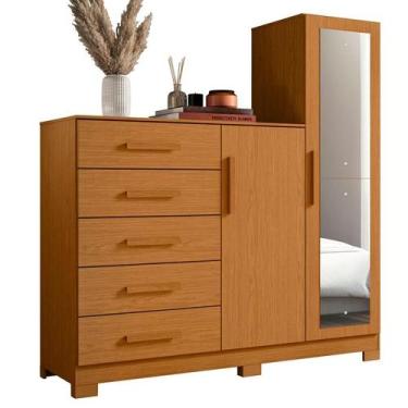 Imagem de Cômoda New Master 5 Gavetas Cinamomo - ABZ - Albatroz