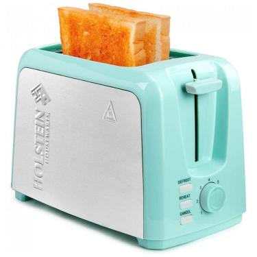 Imagem de Torradeira Elétrica 2 Fatias com 7 Níveis de Tostagem, 110V, Holstein Housewares, Verde