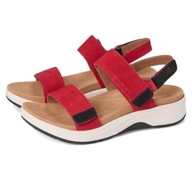 Imagem de Josef Seibel Sandália esportiva feminina Estelle 04, Vermelho, 8-8.5