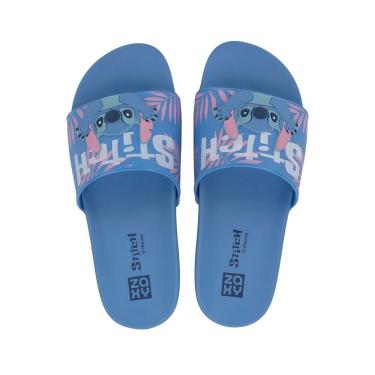 Imagem de Chinelo Zaxy Slide Stitch Meninas Azul Hortencia