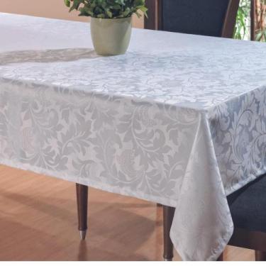 Imagem de Toalha Mesa Luxo Retangular Jacquard 2,50m X 1,50m 8 Lugares - Angel, 