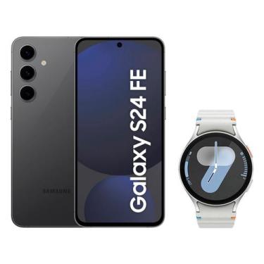 Imagem de Smartphone Samsung Galaxy S24 FE 128GB Grafite  - 5G + Smartwatch Watc
