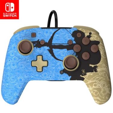 Imagem de PDP REMATCH Enhanced Wired Nintendo Switch Pro Controller, Switch Lite/OLED Compatible (Zelda Ancient Arrow)