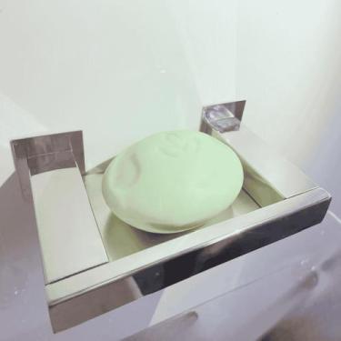 Imagem de Saboneteira Aço Inox Porta Sabonete Banheiro Lavabo Linha Ipanema - Yn