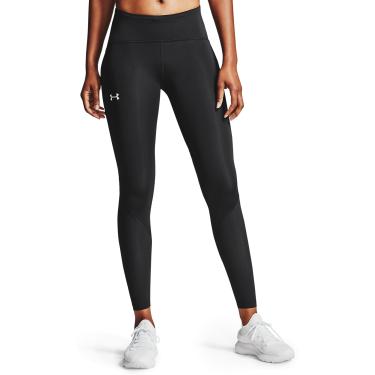 Imagem de Under Armour Meia-calça feminina Fly Fast 2.0 HeatGear, Preto (001)/reflexivo, 17