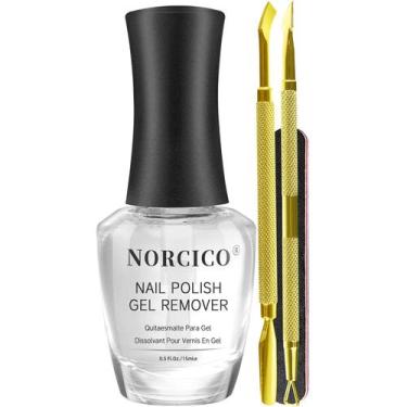 Imagem de Kit de remoção de esmalte de gel NORCICO para unhas de gel e goma-laca