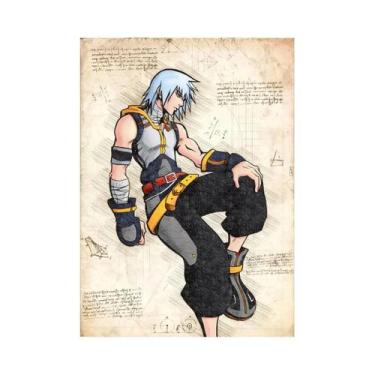 Imagem de Final Fantasy Anime Poster Canvas Wall Art Vintage Videogames Figura E