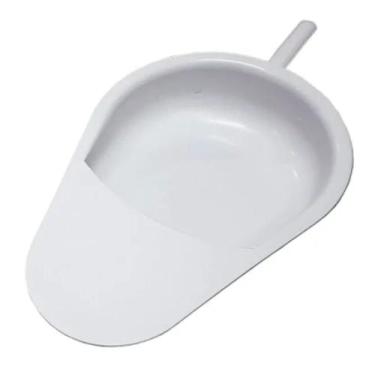 Imagem de Comadre Plástica Branca 2.000 ml  Cellpus