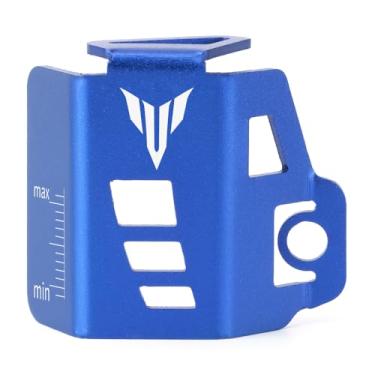 Imagem de Mokiton Tampa de proteção do tanque de óleo do reservatório de fluido de freio traseiro compatível com YAMAHA MT-10/09/07/03 2014-2022 2023 2024 2025 | Protetores de cilindro mestre MT07 MT09 MT03