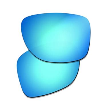 Imagem de Prizo ORL Lentes polarizadas de reposição para óculos de sol Oakley Gauge 8 OO4124 - Multicores, Irídio azul gelo, Medium