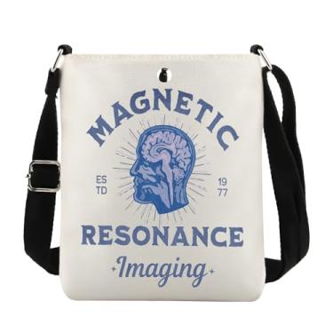 Imagem de TIIMG Bolsa tiracolo Rad Tech para presente de ressonância magnética, radiógrafo, radiologista, tecnólogo, radiologista, Rad Tech, Cb magnético, 15.35 x 13.38 inches, 0