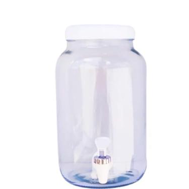 Imagem de Suqueira de Vidro Com Torneira Preta 3 Unidades(BRANCO)