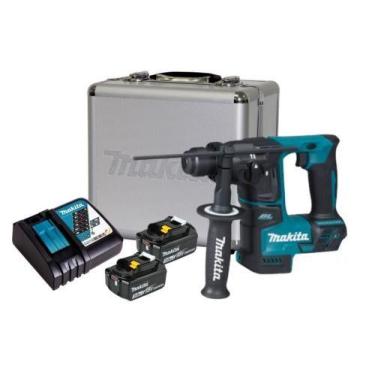 Imagem de Martelete Rompedor Makita 2 Baterias 18v 3ah Dhr171 Com Maleta
