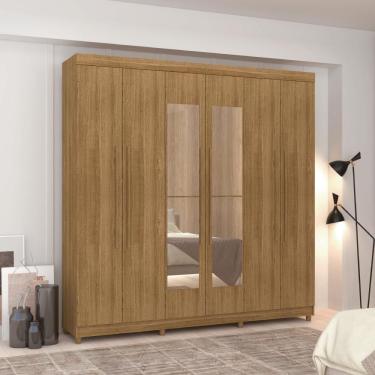 Imagem de Roupeiro 6 Portas Com Espelho Bentley Nature