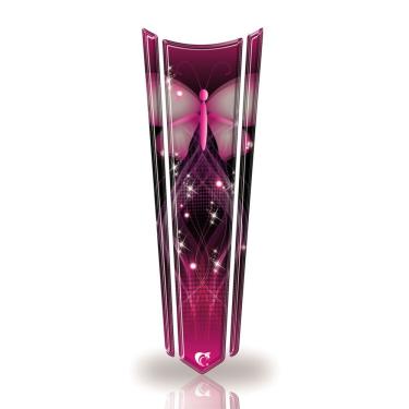 Imagem de Adesivo Faixa Gravata Tanque Moto Resinado Rosa