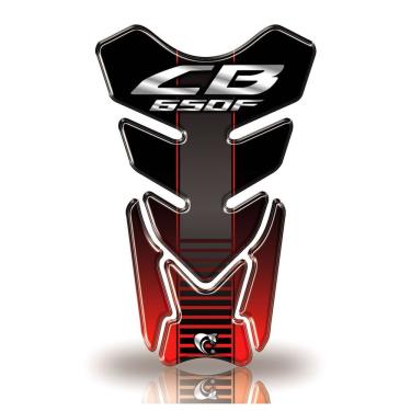 Imagem de Protetor De Tanque Adesivo Resinado Honda Cb 650 F Vermelho