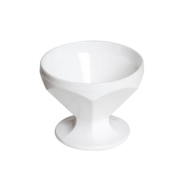 Imagem de Taça Paris De Sobremesa 150ml Branca Em Policarbonato Linha Profissional Cook Vem