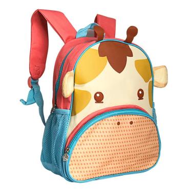 Imagem de Mochila Infantil Girafa Com Alças Confortáveis E Bolsos 17l