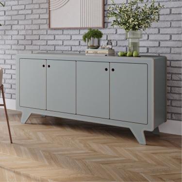 Imagem de Buffet Para Sala De Jantar 4 Portas James Verde