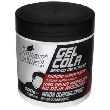 Imagem de Gel Cola Branco Gelatinoso Super Forte Não Deixa Resíduo 500g - Silles