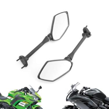Imagem de Para NINJA 1000 Z1000SX 2011-2019 Retrovisores laterais convexos de motocicleta para Kawasaki NINJA 650R ER6F ER-6F 2009-2022 400R 2010-2021