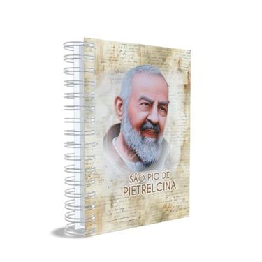 Imagem de Caderno Universitário Padre Pio, Tamanho Universitário