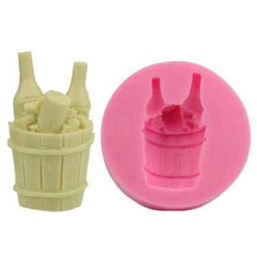 Imagem de Molde Silicone Balde Bebida Cerveja Garrafa Gelo 3d Bar - LUYKE