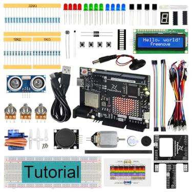 Imagem de FREENOVE Kit Super Starter Com Placa V5 Rev4 Wifi (Ide Compatível Arduino), Microcontrolador Arm Cortex-M4, Esp32-S3 Integrado, Tutorial Detalhado De 305 Páginas, 172 Itens, 60 Projetos