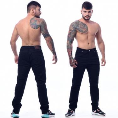 Imagem de calça jeans preta masculina jeans com lycra  studio designer jeans, 46