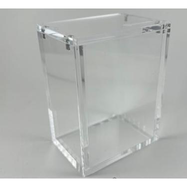Imagem de TCGHalo Booster Bundle Acrylic Case (6 Pack) Sliding Magnetic Lid Extra Thick 6mm - Clear Display Box for Scarlet and Violet Sword & Shield 151 Booster Bundle Protector Acrylic Storage Container
