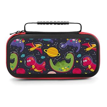 Imagem de AoHanan Estojo De Transporte Dinosaur In Space Switch Compatível Com 20 Cartuchos Jogos, Capa Rígida, Proteção Viagem Para Console E Acessórios