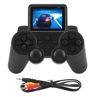 Imagem de Console de jogos portátil para gamepad, console retrô de 7 cm com cabo AV para conexão de TV, máquina de jogos de batalha para um jogador com vários jogos