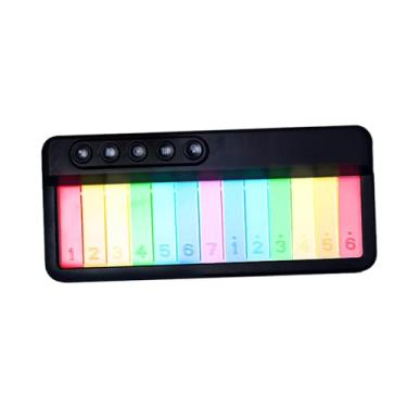 Imagem de Piano de piano de teclado colorido piano elétrico portátil com som ajustável e modos de instrumentos múltiplos de instrumentos de aprendizado design compacto de alta qualidade
