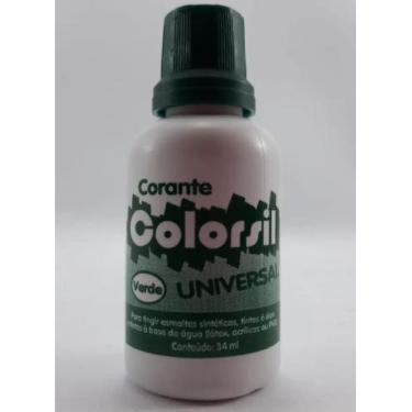 Imagem de CORANTE COLORANTE DE TINTA UNIVERSAL COLORSIL VERDE 34ml