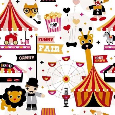 Imagem de Papel de Parede Adesivo Circo 138342092 0,58x2,50M - Adesivo BR